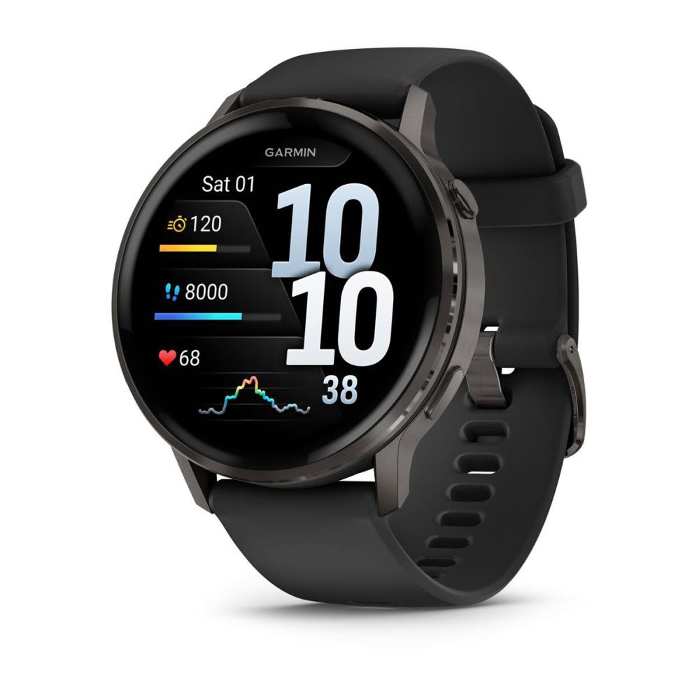 Viedpulksteni Garmin  SMARTWATCH VENU 4 45MM/SLATE/BLK