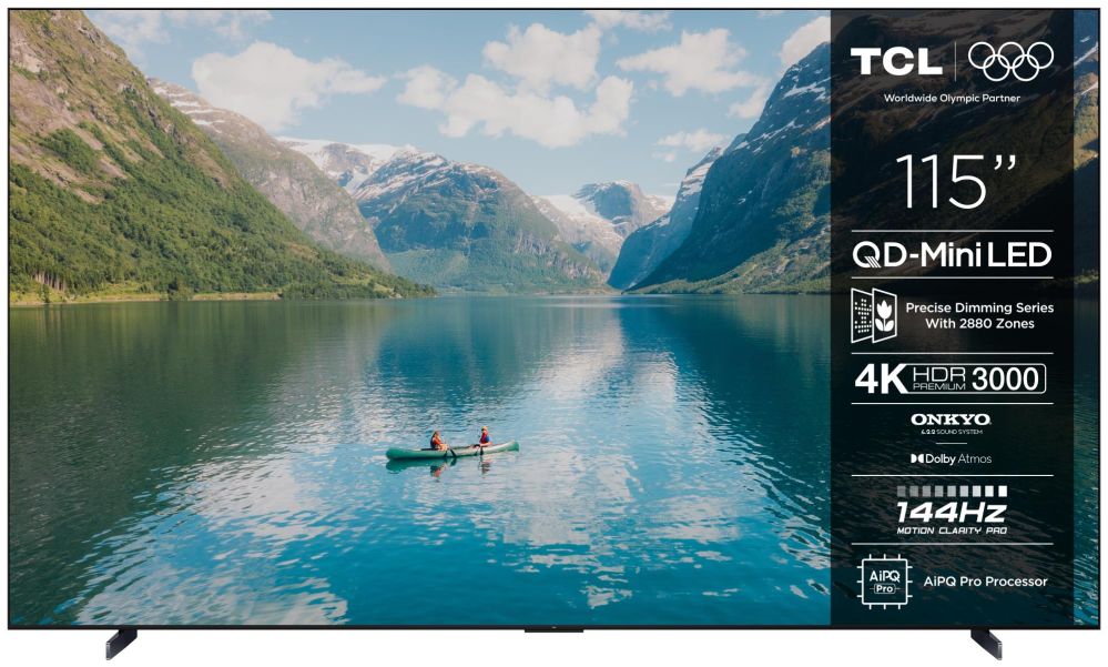 Televizors TCL  TV Set||115 "|4K
