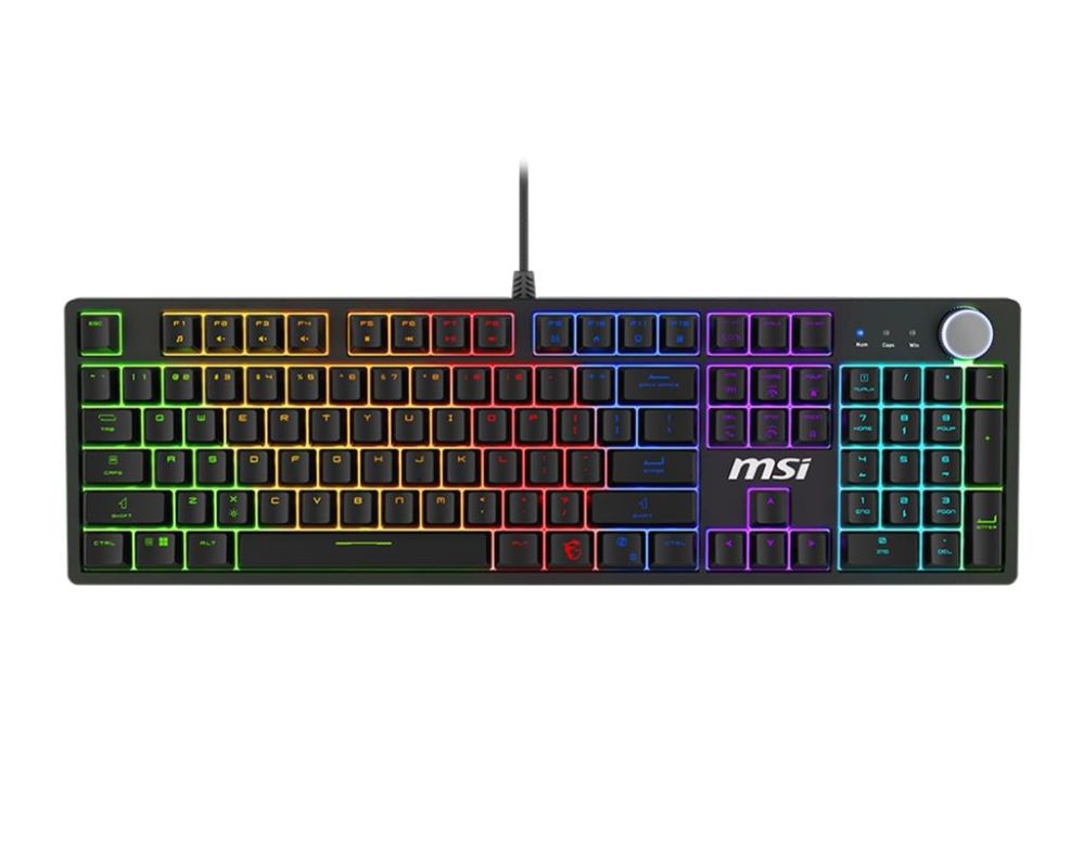 Datora tastatūra MSI  KEYBOARD GAMING BLACK