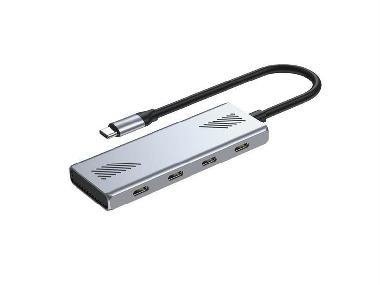Parveidotājs Gembird  I/O HUB USB-C 4PORT/UHB-CM-U310-C4-01