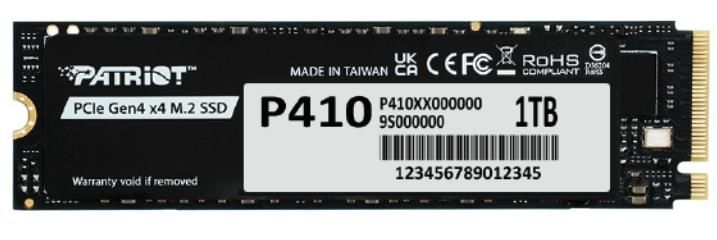 Cietais disks SSD Patriot  SSD||320xTBW rating|NVMe
