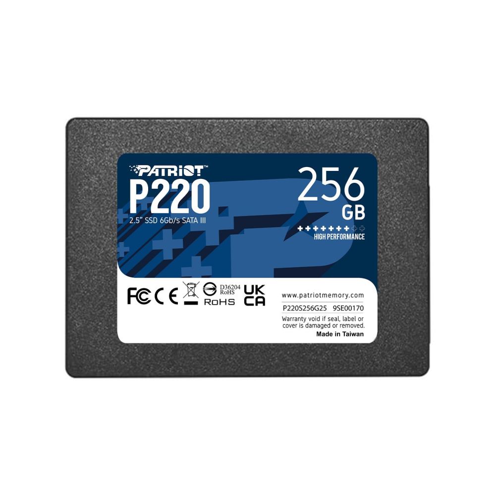 Cietais disks SSD Patriot  SSD||P220|256GB|SATA|Write speed