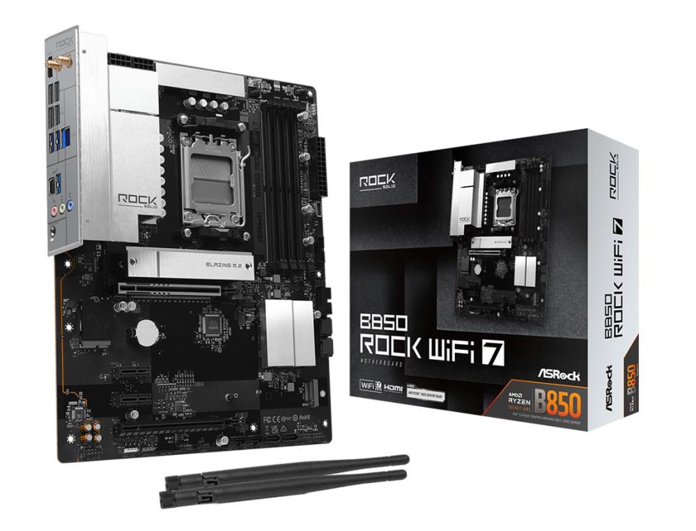 Pamatplate AMD procesorsiem Asrock Mainboard||AMD B850|Socket