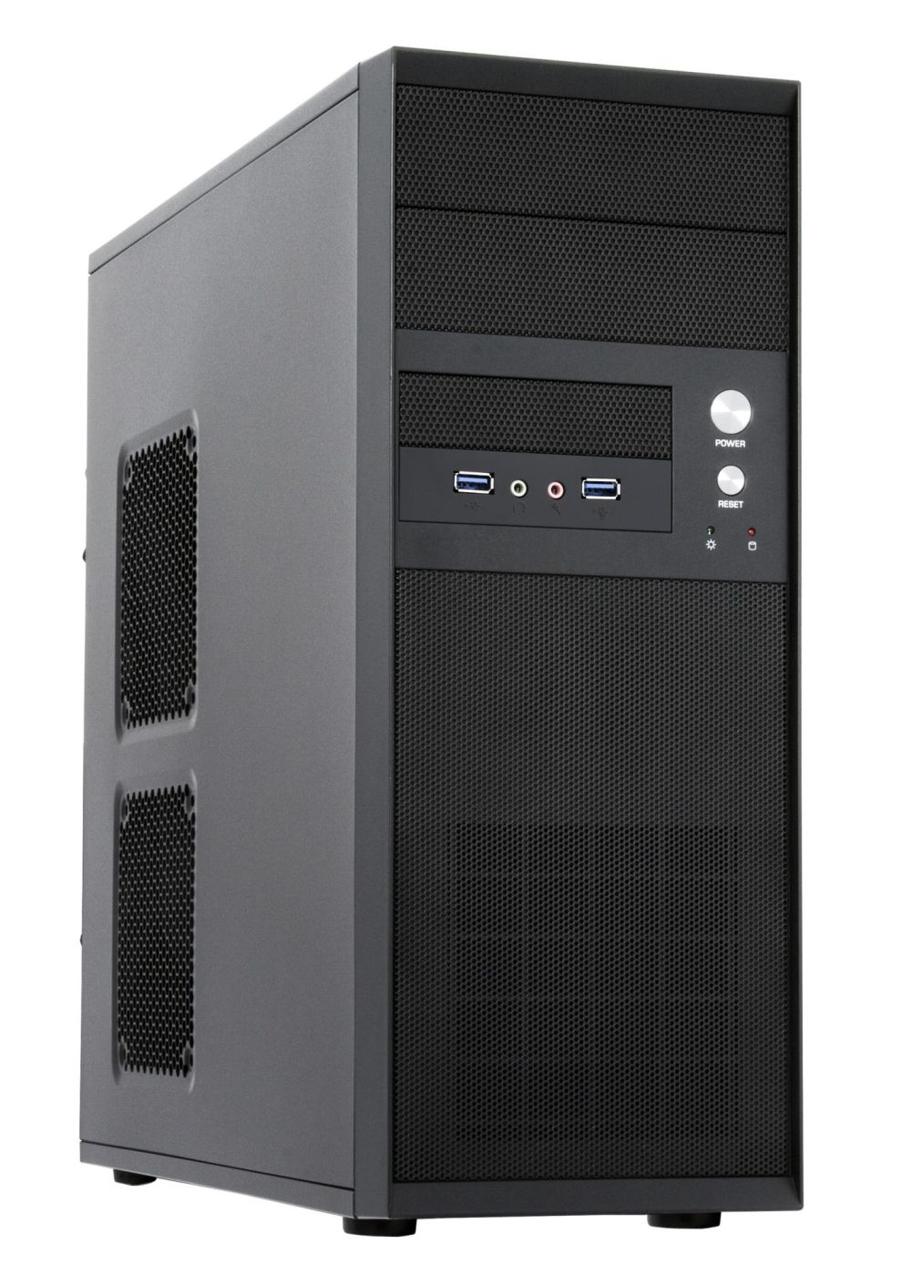 Datoru korpusi Chieftec  Case||CQ-01B-U3-OP|MidiTower|ATX|MicroATX|Colour Black|CQ-01B-U3-OP