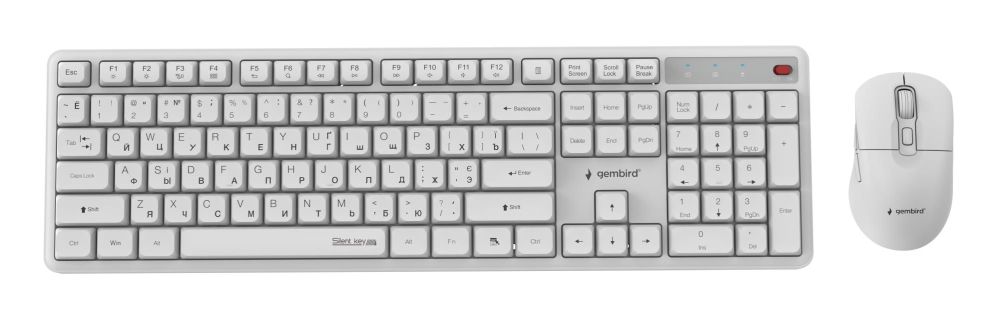 Datora tastatūra Gembird KEYBOARD +MOUSE WRL