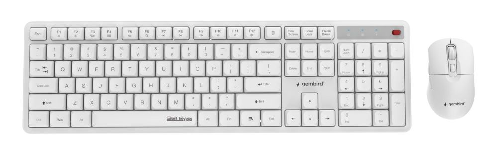 Datora tastatūra Gembird KEYBOARD +MOUSE WRL