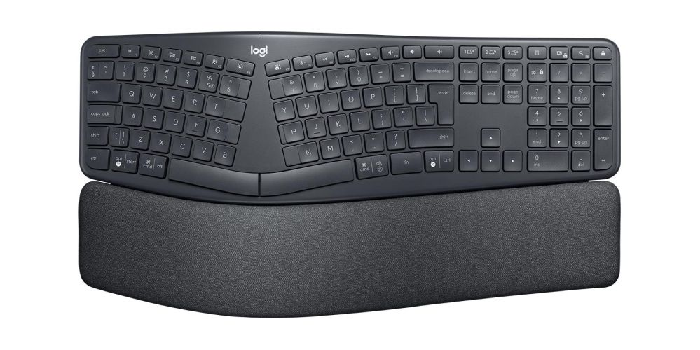 Datora tastatūra Logitech KEYBOARD WRL ERGO