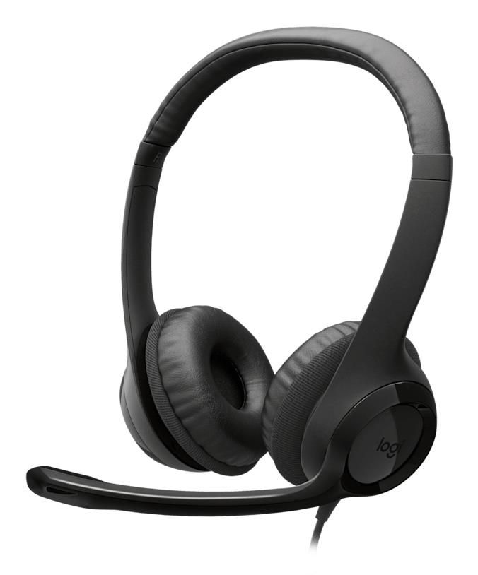 Vadu austiņas Logitech HEADSET USB H390/981-001576