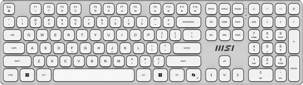 Datora tastatūra MSI  KEYBOARD +MOUSE/FORGE K210
