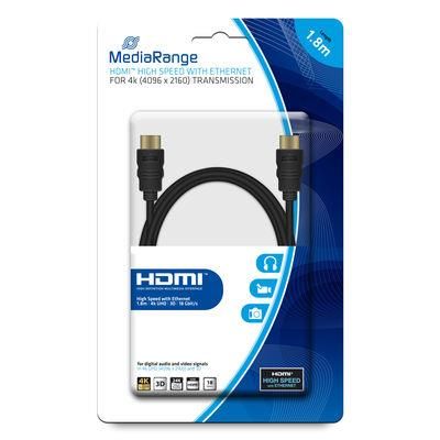 Monitoru piederums MEDIARANGE  CABLE HDMI-HDMI 1