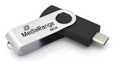 Zibatmiņa MEDIARANGE MEMORY DRIVE FLASH USB-C