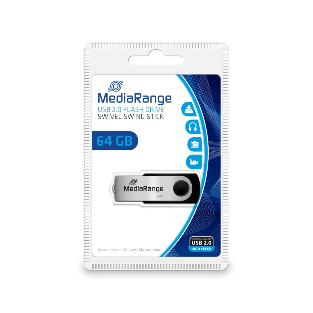 Zibatmiņa MEDIARANGE MEMORY DRIVE FLASH USB2