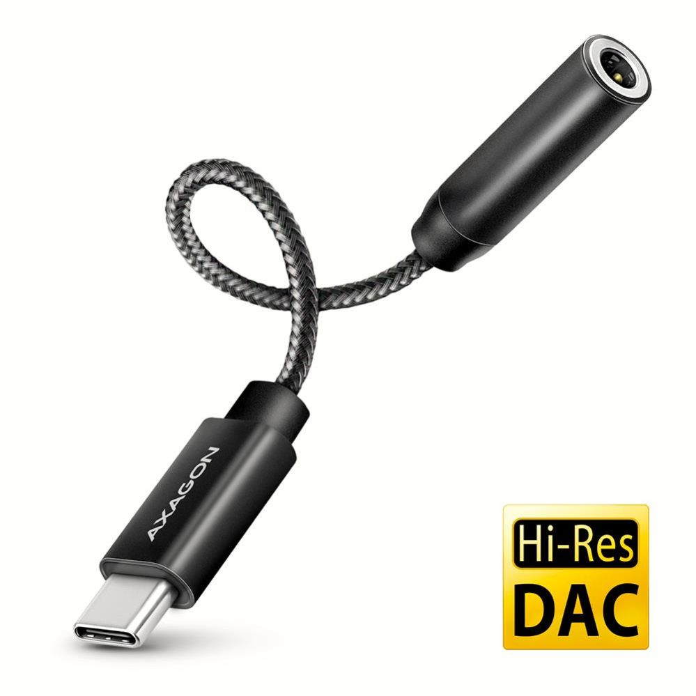 Kabelis Axagon ADAPTER USB-C TO AUDIO