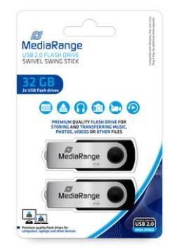 Zibatmiņa MEDIARANGE MEMORY DRIVE FLASH USB2