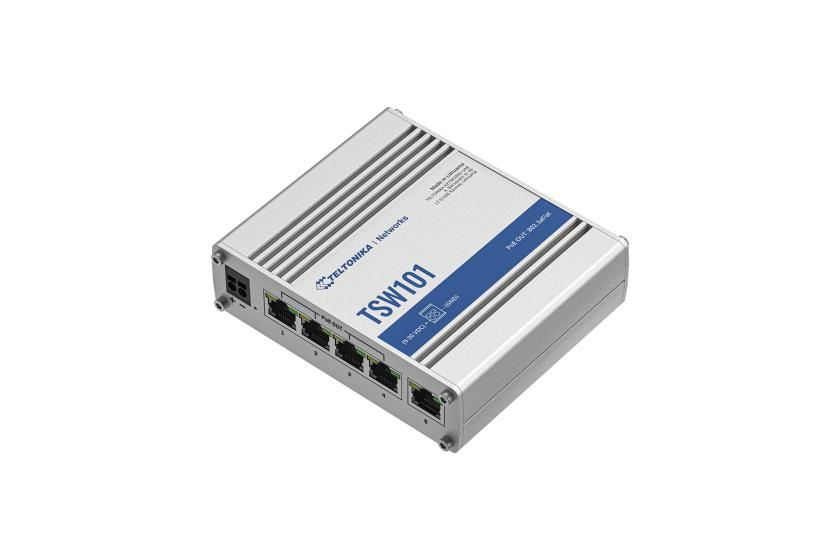Nevadāms centrmezgls Teltonika  Switch||TSW101000000|PoE ports 4|60