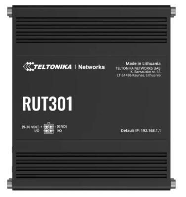 Rūteris Teltonika  NET ROUTER 10/100M 5PORTS/RUT301
