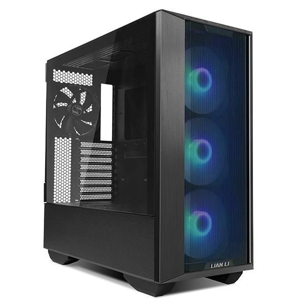Datoru korpusi Lian Li  Case||ATX/micro ATX/Mini-ITX/EATX|Black/Transparent|Midi