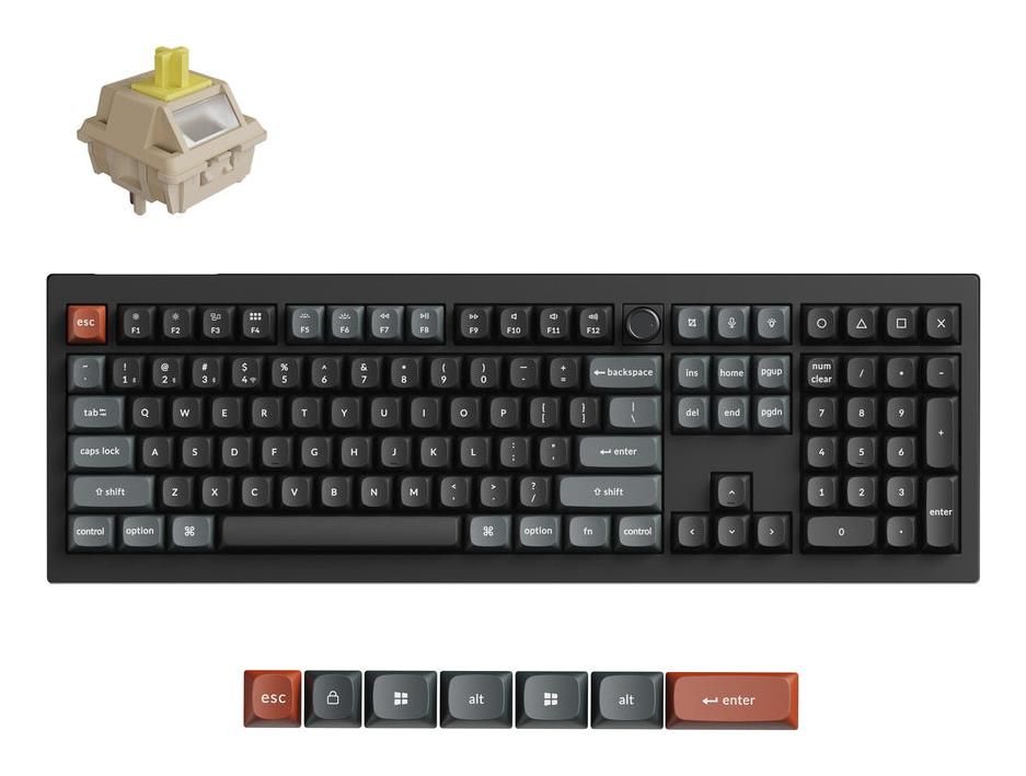Datora tastatūra Keychron KEYBOARD WRL V6