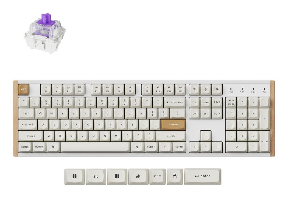 Datora tastatūra Keychron  KEYBOARD WRL K10