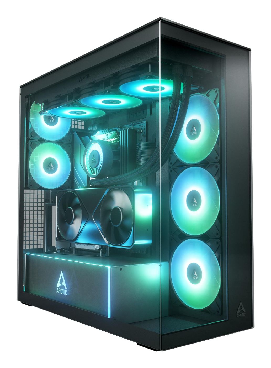 Datoru korpusi Arctic  Case||EATX|Black|Midi Tower|PC|Xtender VG