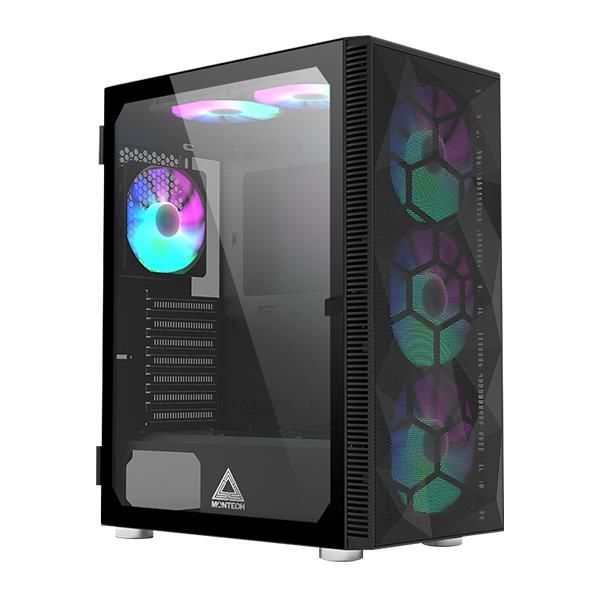 Datoru korpusi montech Case||X3 Mesh|MidiTower|Not included|Colour