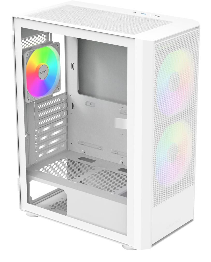 Datoru korpusi montech  Case||ATX/micro ATX/Mini-ITX|White|Midi Tower|PC|