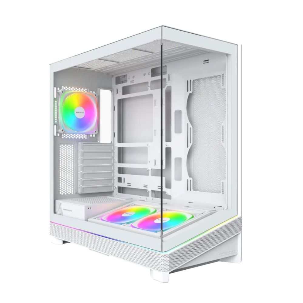 Datoru korpusi montech  Case||ATX/micro ATX/Mini-ITX/BTF|White| SKY
