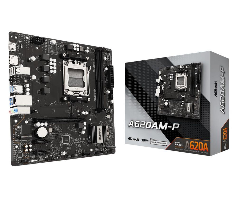 Pamatplate AMD procesorsiem Asrock  Mainboard||AMD A620A|Socket