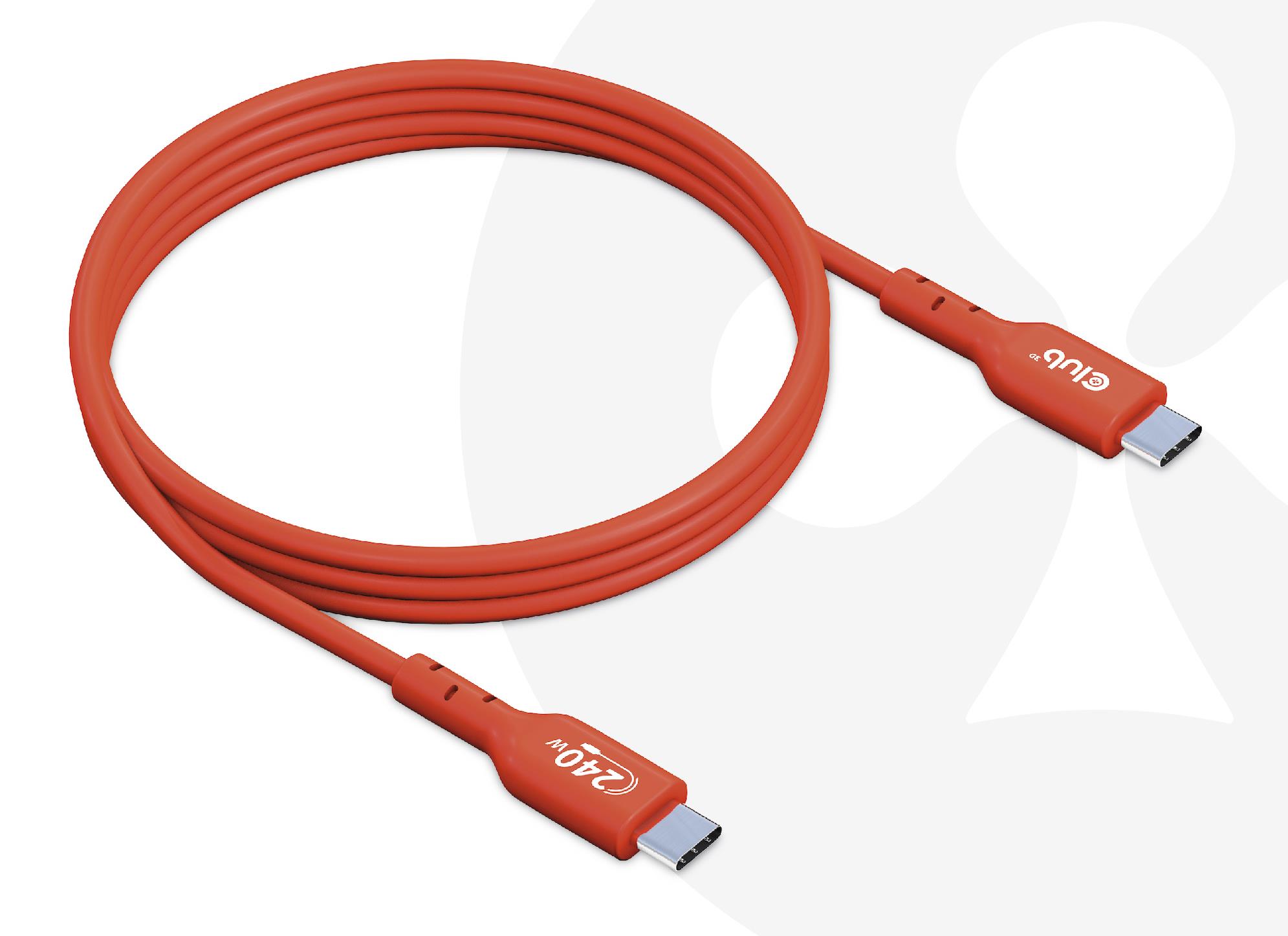 Kabelis club3d  CABLE USB-C TO USB-C