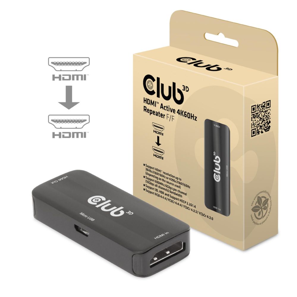Aksesuāri club3d  I/O ADAPTER HDMI TO