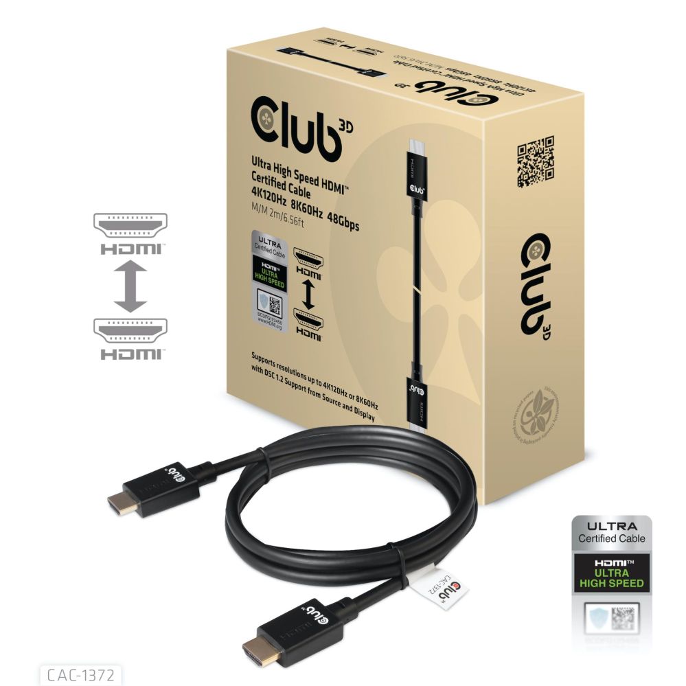 Monitoru piederums club3d  CABLE HDMI TO