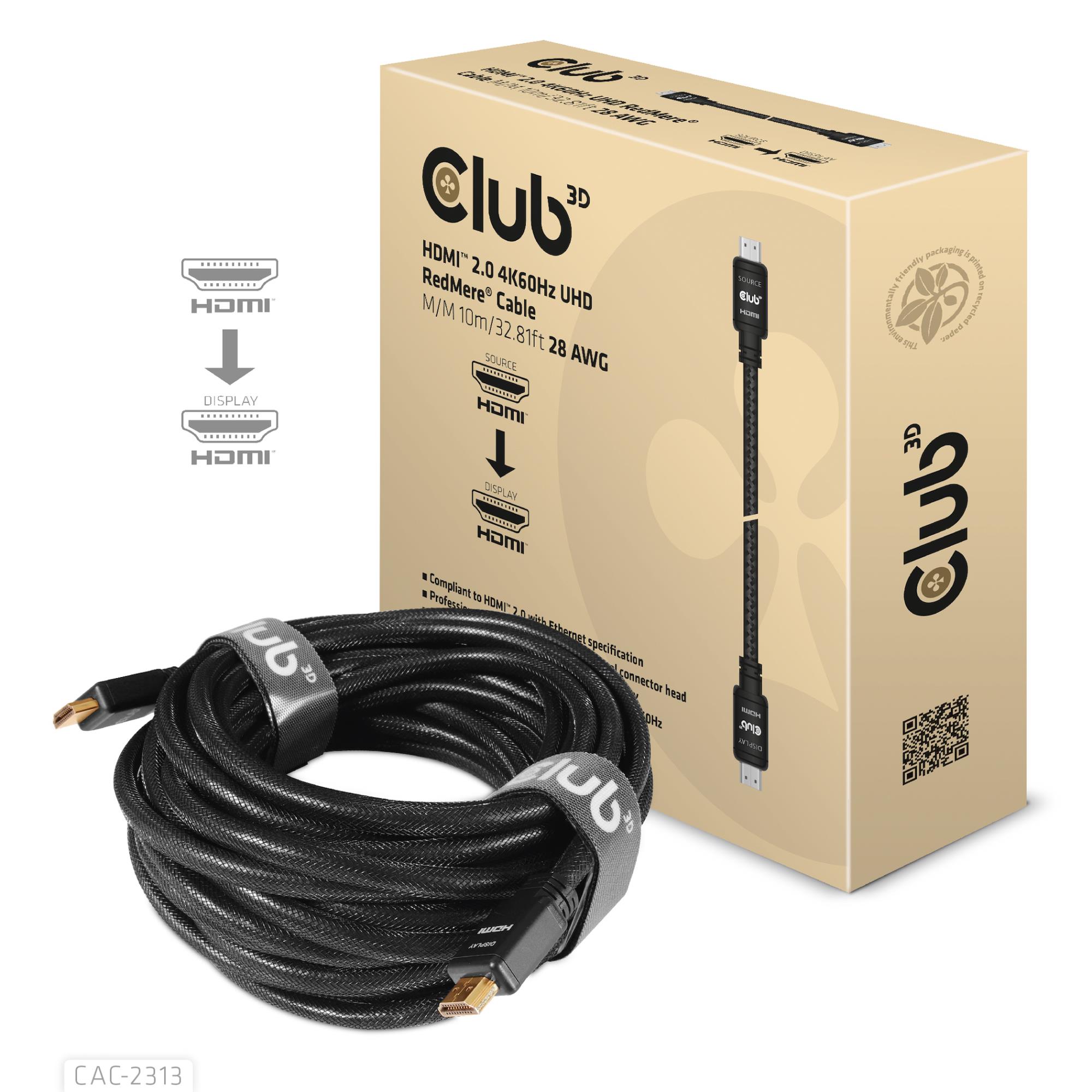 Monitoru piederums club3d  CABLE HDMI TO