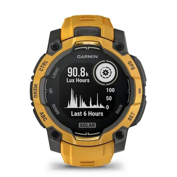 Viedpulksteni Garmin SMARTWATCH INSTINCT 3 SOLAR/SUNBURST