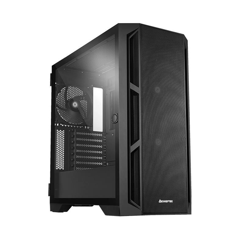 Datoru korpusi Chieftec  Case||GA-01B-M-OP|MidiTower|Not included|ATX|MicroATX|MiniITX|Colour Black|GA-01B-M-OP