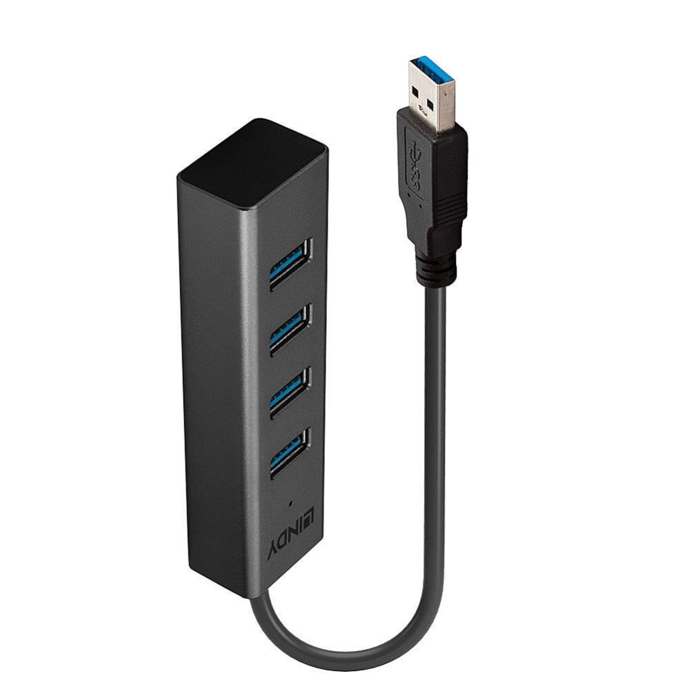 Parveidotājs LINDY  I/O HUB USB3 4PORT/43324
