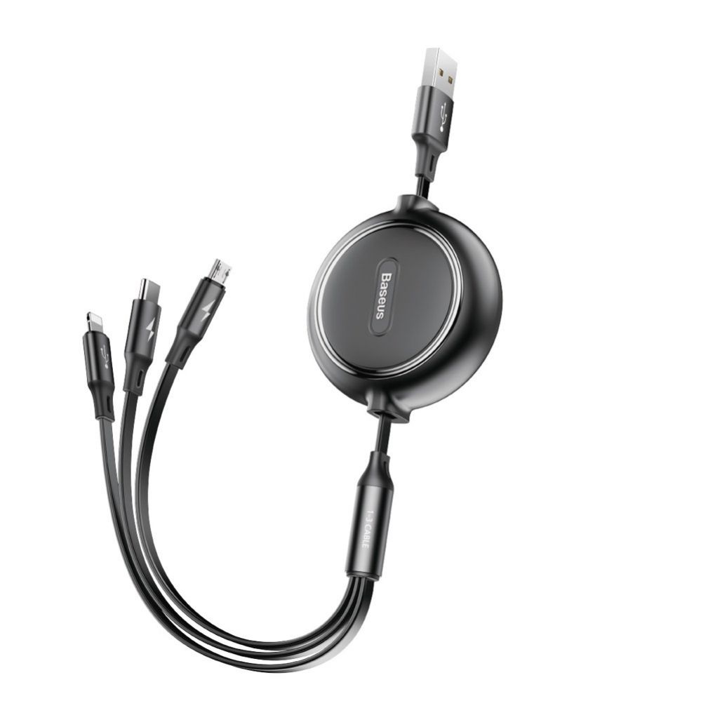 Kabelis Baseus Baseus Golden Loop 3in1