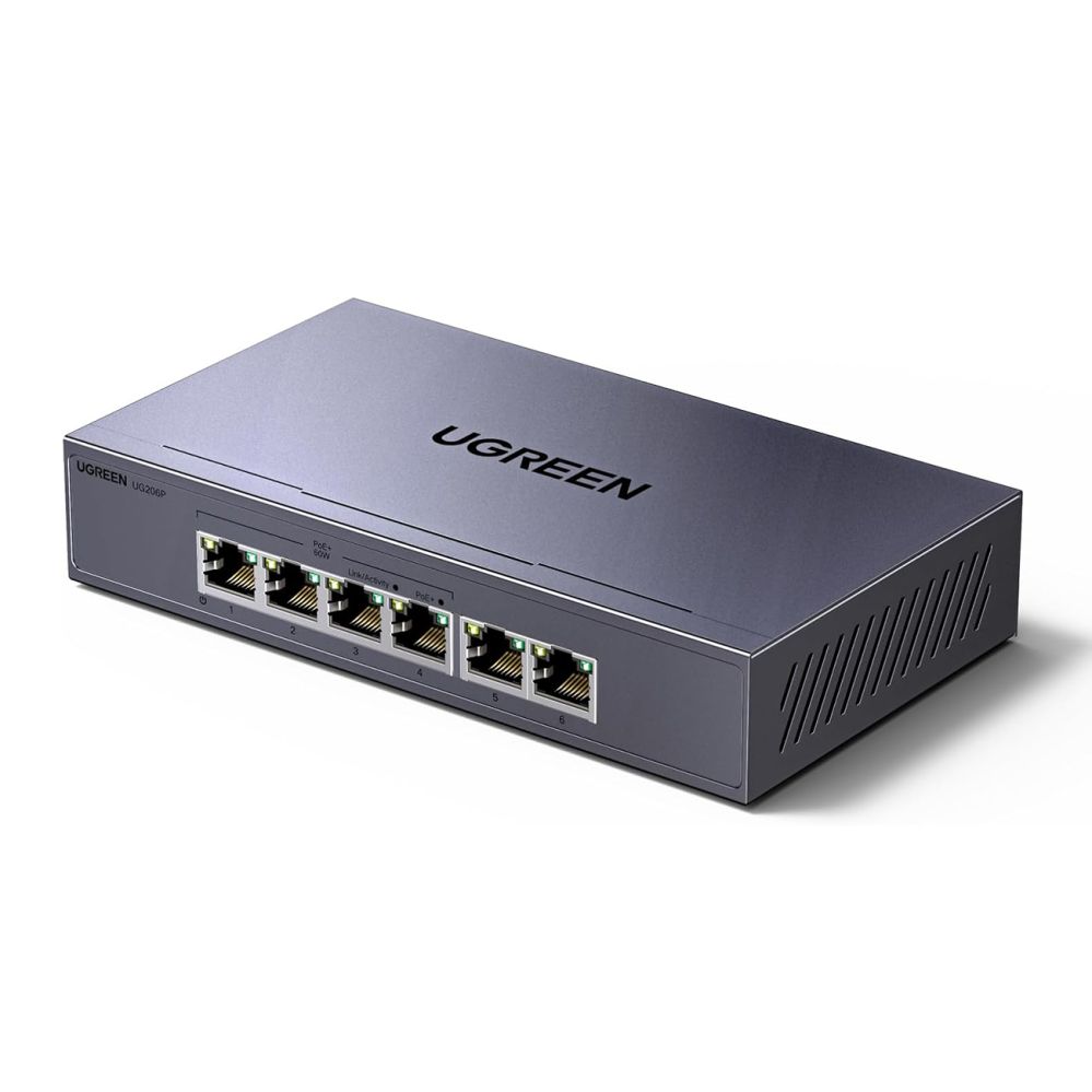 Biroja piederumi Ugreen  Switch Ugreen 6-Port