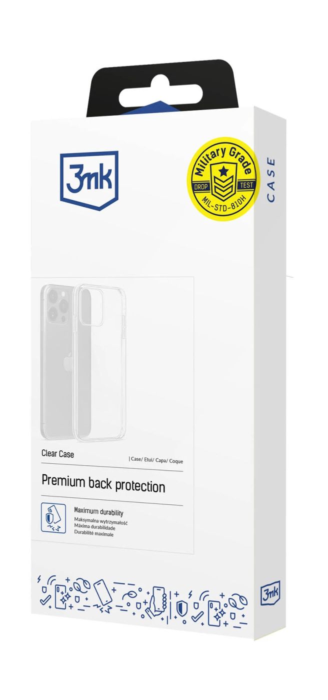 Aizmugurējais vāciņš 3MK 3mk Clear Case