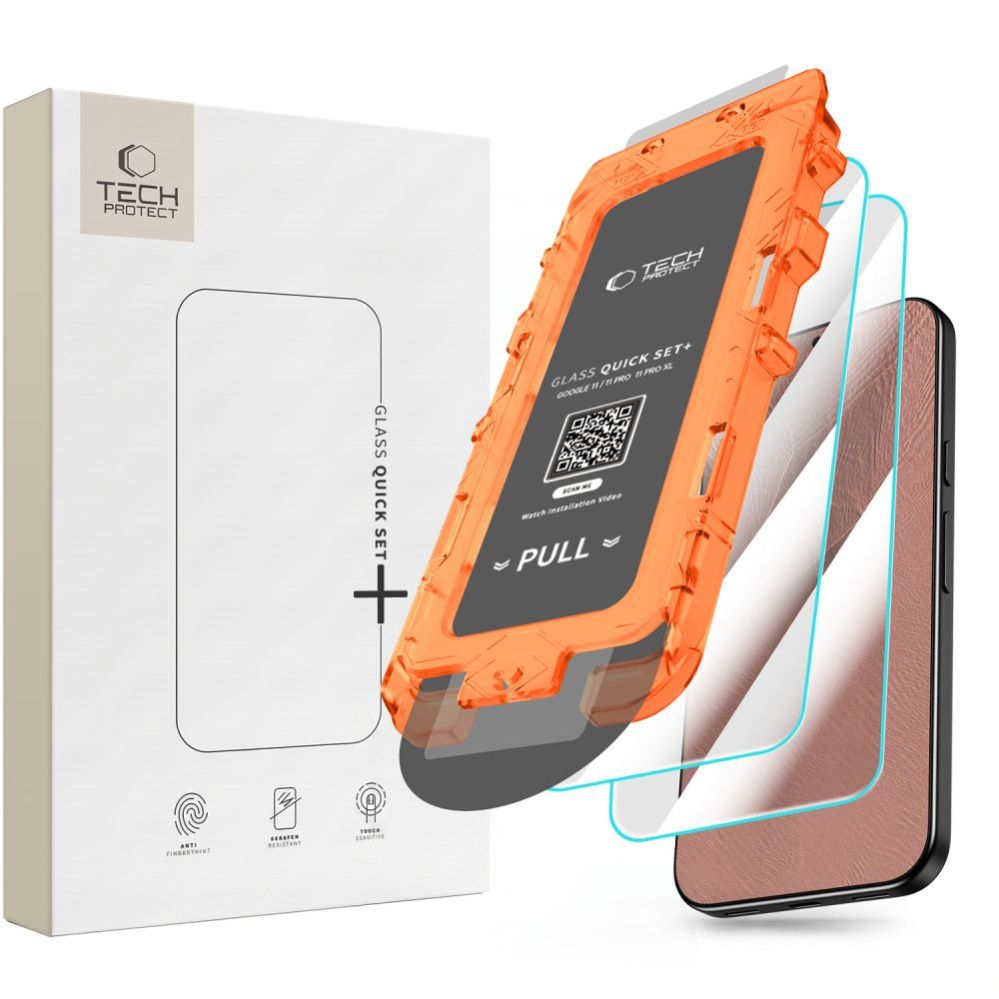 Aizsargstikls Tech-Protect  Tech-Protect Quick Set+ 2-Pack
