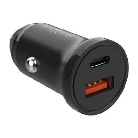 Adapteris fixed Fixed Car Charger USB-C/USB