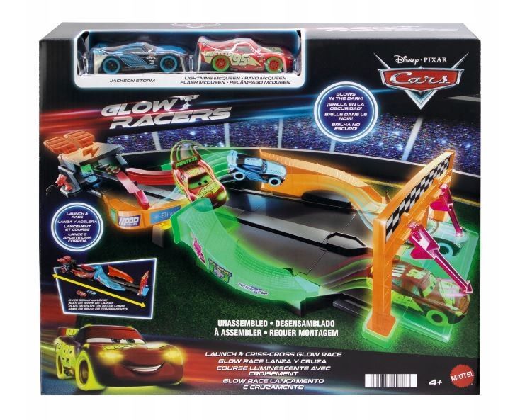 Rotaļlietas Mattel CARS set Night race