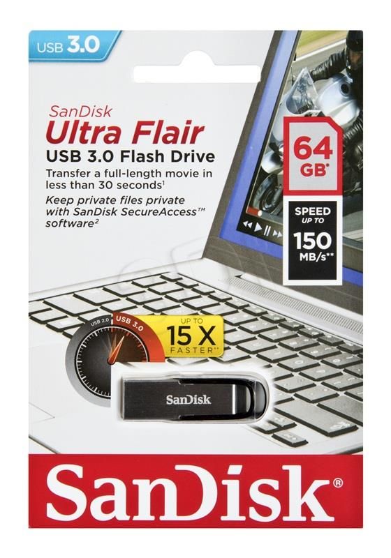 Datu nesēji SanDisk  SanDisk ULTRA FLAIR