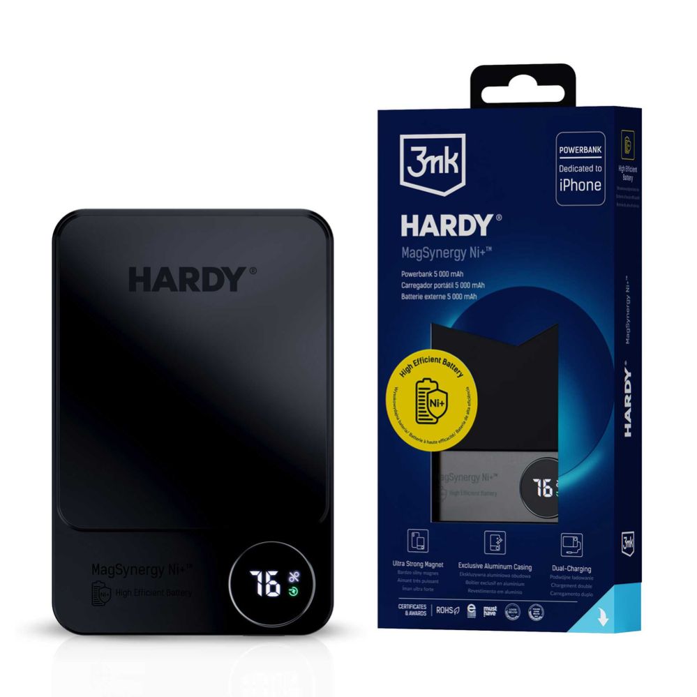 Ārējais akumulators 3MK 3mk HARDY MagSynergy