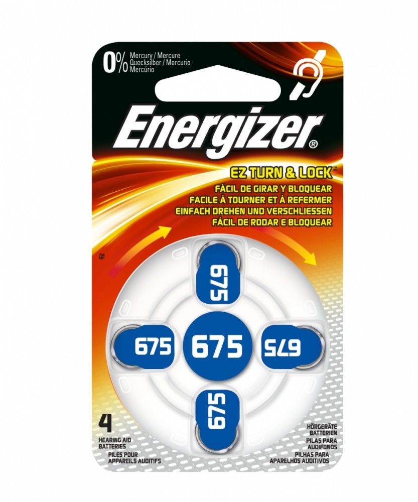 Akumulators Energizer Dzirdes aparātu baterijas PR44