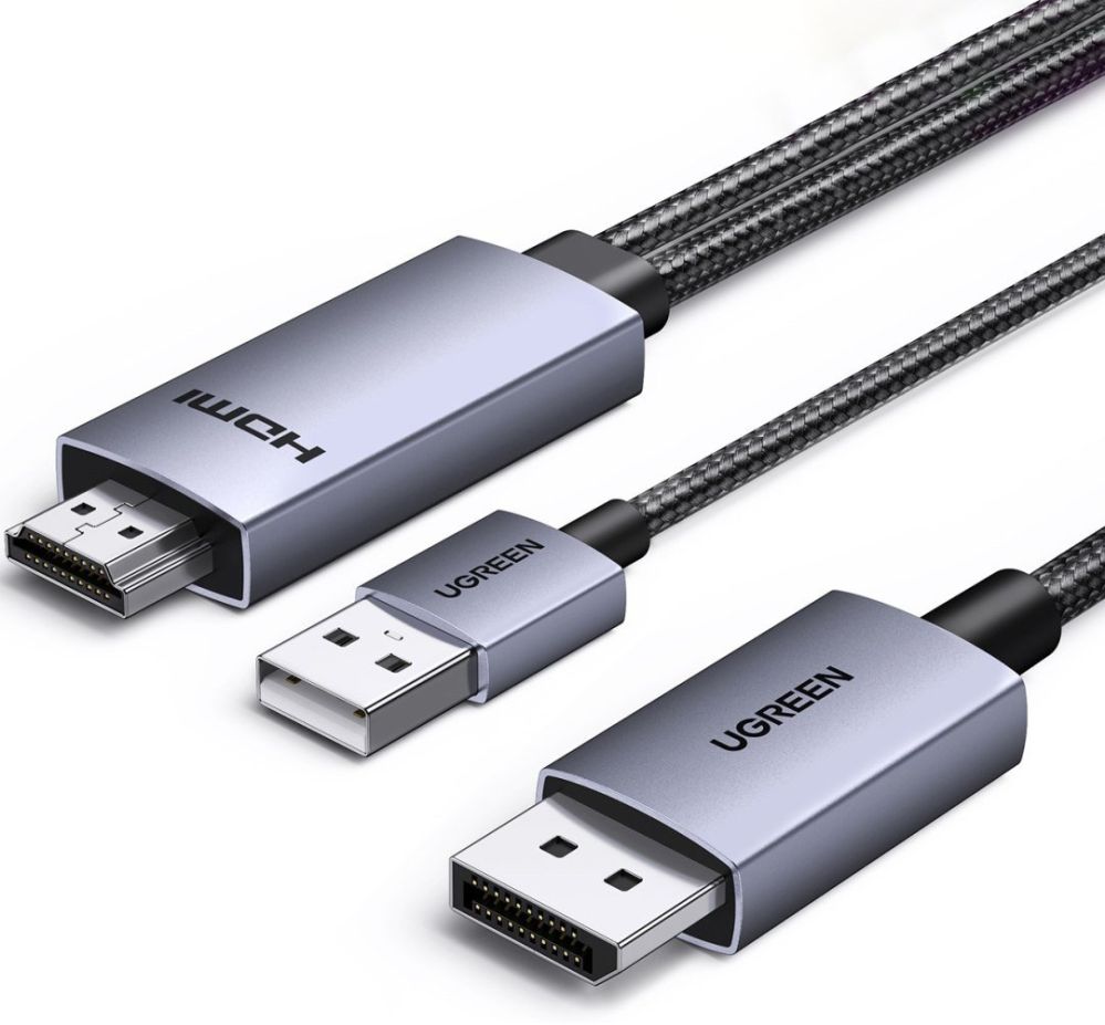 Kabelis Ugreen  UGREEN DisplayPort / HDMI