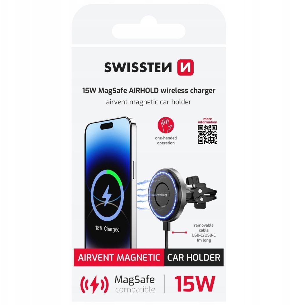 Auto turētājs swissten Swissten Airhold Magnetic