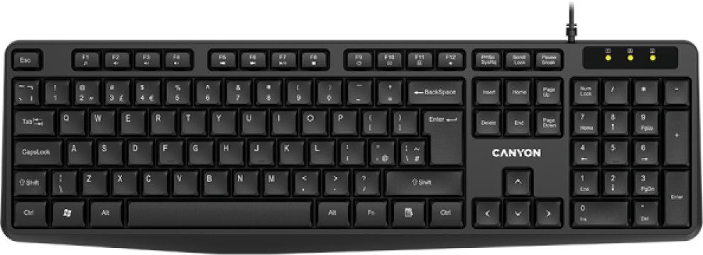 Datora tastatūra Canyon  CANYON keyboard KB-1