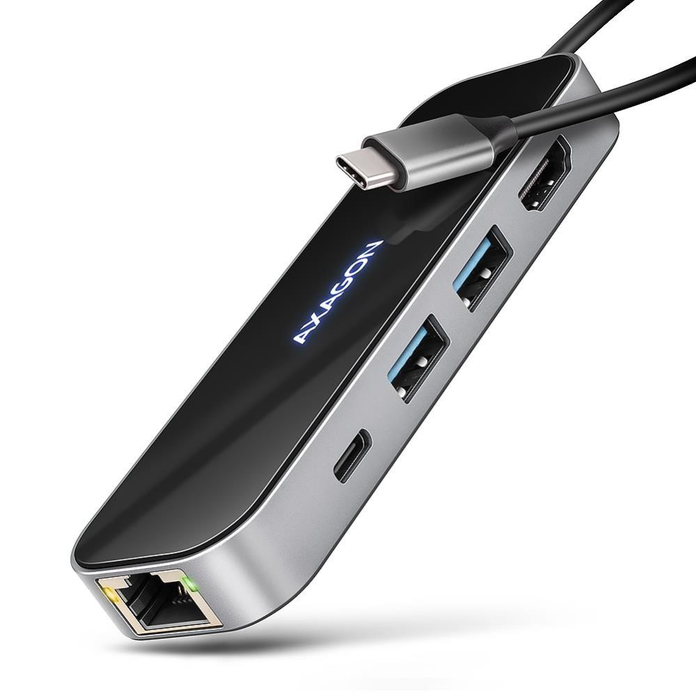 Parveidotājs Axagon  HMC-6GLN multiport hub USB-C