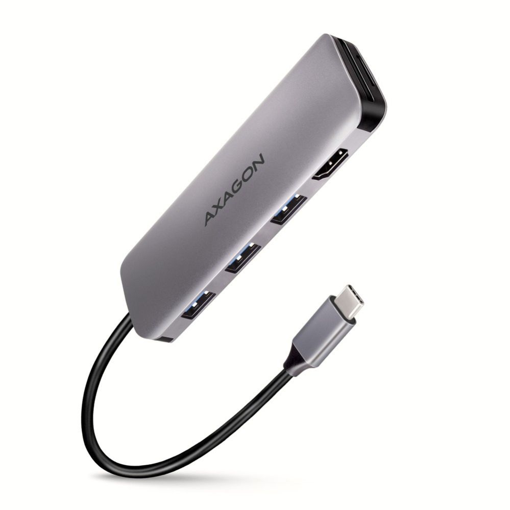 Datoru korpusi iLike AXAGON HMC-HCR3A USB-Hub