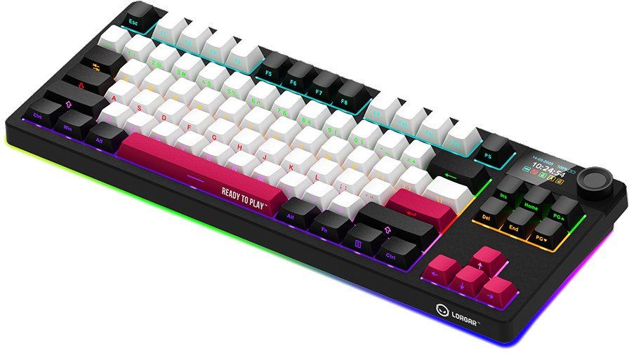 Datora tastatūra LORGAR  LORGAR KBP70TKLW  Wireless
